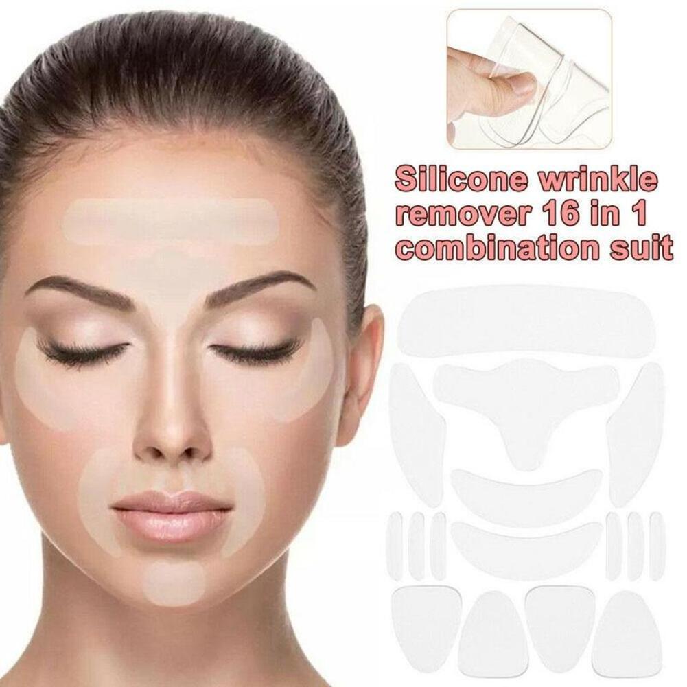 Face Mask Silicone - Ensemble de 16 patchs en silicone