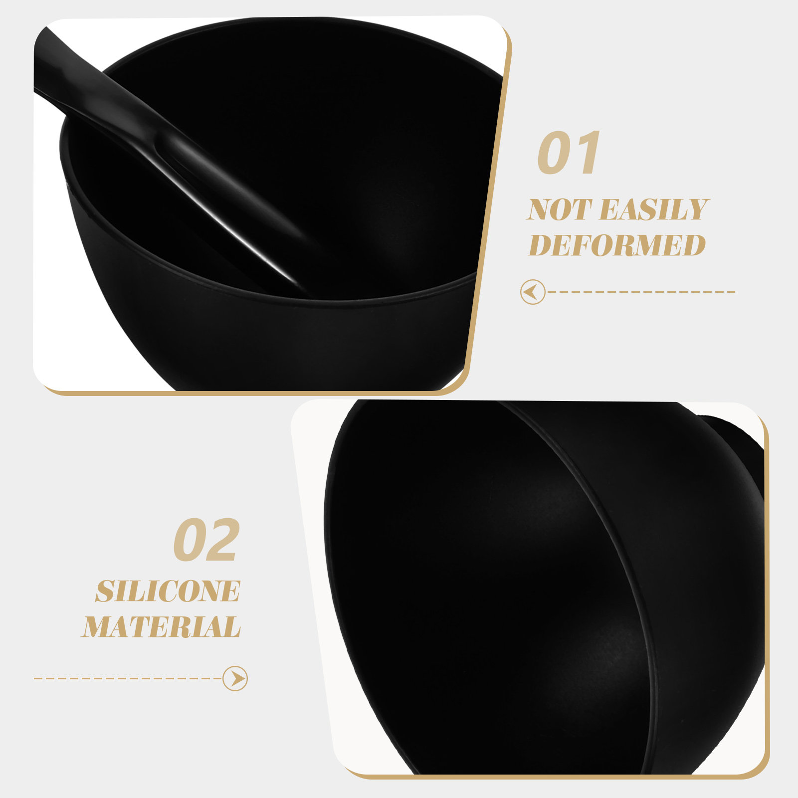 Face Mask Silicone - Kit de bols mélangeurs en silicone