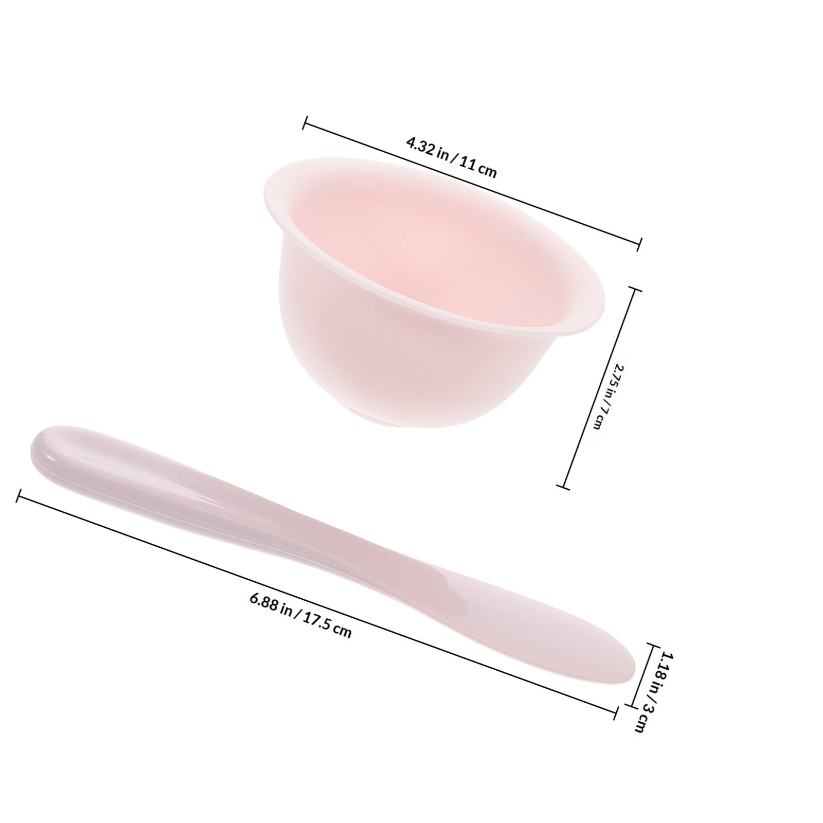1 ensemble de bol et de spatul - Face Mask Silicone avis et prix